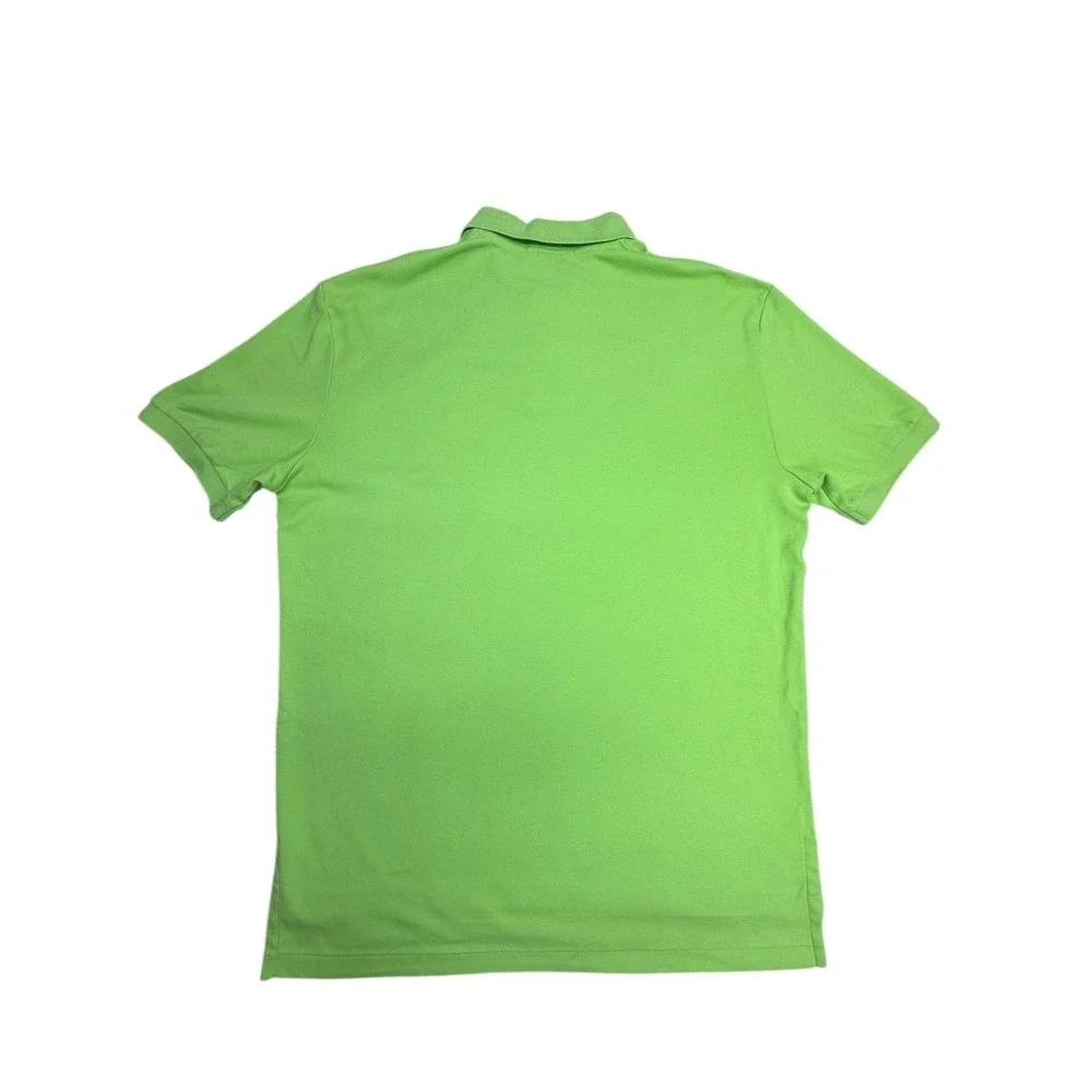 Polo Ralph Lauren Polo Shirt Mens Large Green Pique Pony Logo Short Sleeve
